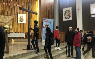 “La Cruz de Lampedusa” en Pamplona, el miércoles de Ceniza