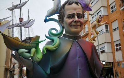 La Falla Don Bosco de Burriana celebra su 30 aniversario con una falla dedicada al fundador de los Salesianos