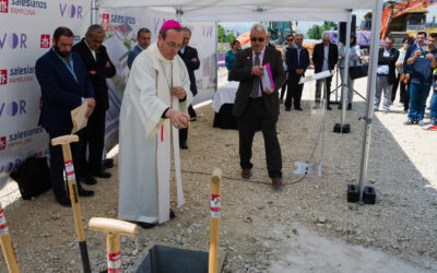 Colocación de la Primera Piedra del nuevo centro de Salesianos Pamplona en Sarriguren