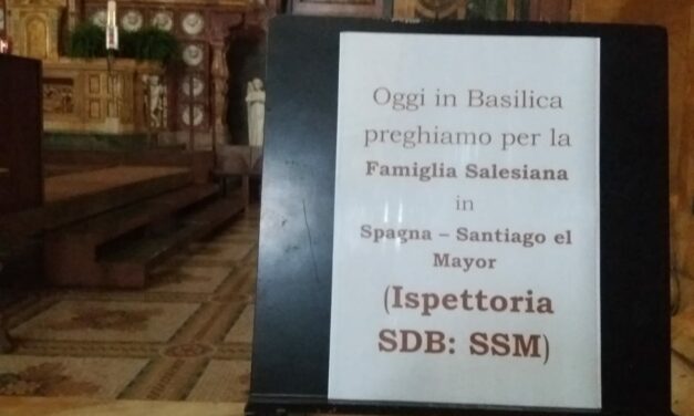 La Basílica de María Auxiliadora reza por la Inspectoría Santiago el Mayor