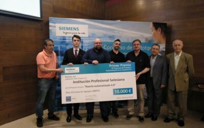 “Huerto Automatizado 4.0” de Salesianos Carabanchel primer premio en el 10º Concurso de prototipos Siemens