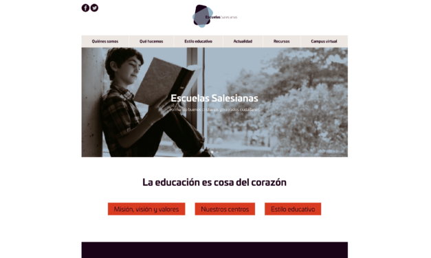 Presentación de la nueva web de Escuelas Salesianas