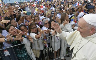 El Papa Francisco llegó a la JMJ de Panamá 2019