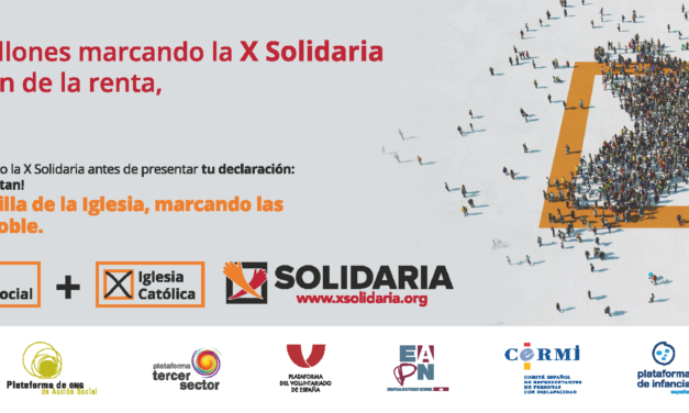 Las plataformas sociales y los centros juveniles animan a marcar la X Solidaria