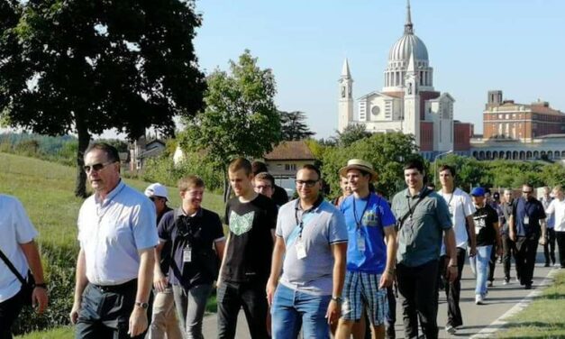 Encuentro del Rector Mayor en Colle Don Bosco con los prenovicios de Europa