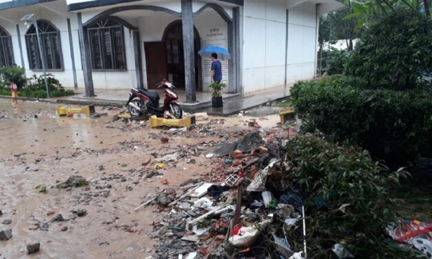 Una tormenta tropical afecta a la obra de Don Bosco Sihanoukville en Camboya