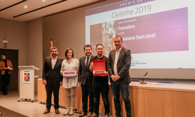 El proyecto «Futvalors» gana el 1er premio de Civismo y Deporte de la Generalitat de Cataluña