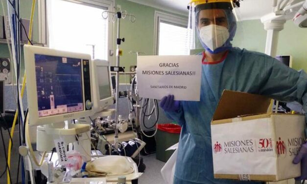 Misiones Salesianas entrega más de 37.000 mascarillas FFP2 a los sanitarios para luchar contra el coronavirus