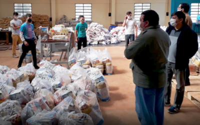 Alimentación diaria para más de 60.000 personas desde el Comité de Emergencia en Alto Paraná (Paraguay)