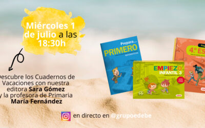 Edebé presenta en directo unos ‘Cuadernos de Vacaciones’ que van más allá del repaso tradicional