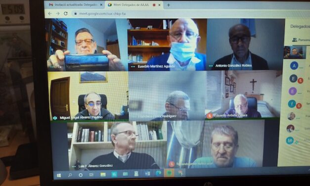 Primera reunión del curso de la Delegación Nacional de la Asociación de Antiguos Alumnos Salesianos