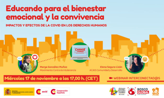 Participa en el webinar Educando para el bienestar emocional y la convivencia