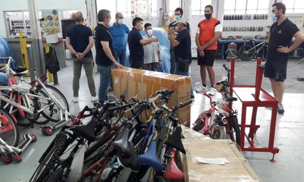 Las ‘Bicis solidarias’ de Elche cumplen una década