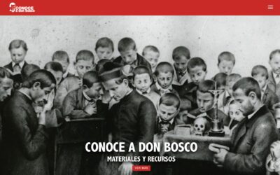 Conoce a Don Bosco, una web para profundizar sobre la figura del santo de los jóvenes