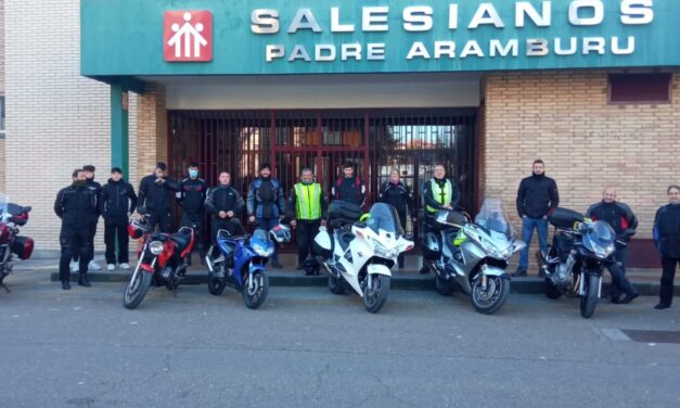 En Burgos, ruta motera para celebrar Don Bosco