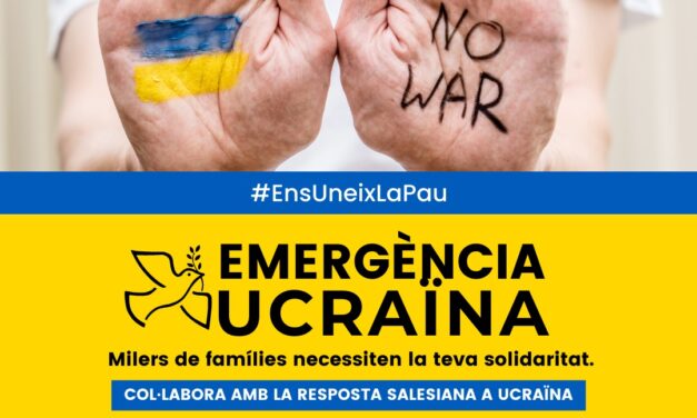 Multitud d’iniciatives posen cara a la solidaritat de la Inspectoria Salesiana Maria Auxiliadora davant el conflicte bèl·lic a Ucraïna