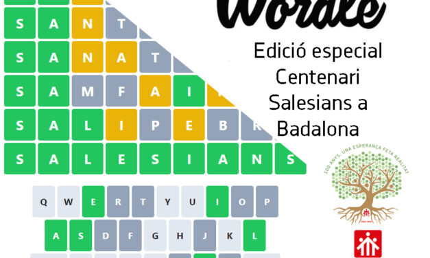 Wordle: 100 anys a Badalona