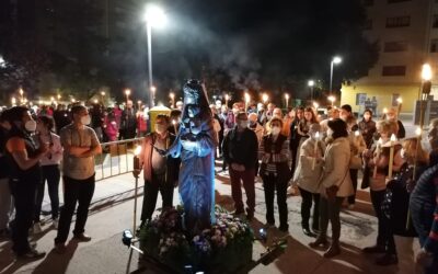 Villamuriel de Cerrato, Vigilia mariana y procesión por la paz