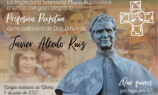 La Inspectoria Maria Auxiliadora celebrarà la professió perpètua de Javier Alcedo Ruiz