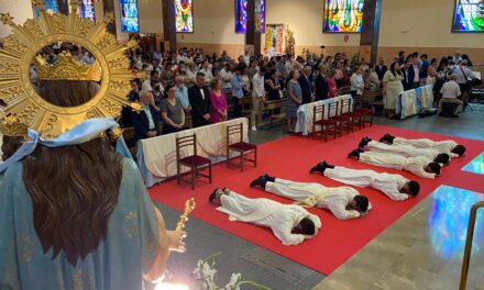 Ordenaciones sacerdotales y de diáconos de salesianos en Madrid