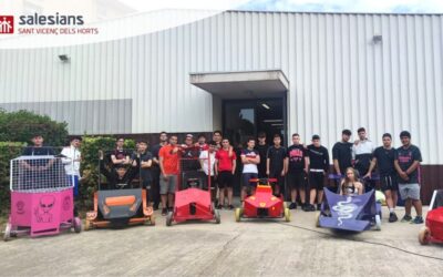 L’alumnat de Cicle Formatiu de Grau Mitjà de Carrosseria de Salesians Sant Vicenç, posa a prova els Karts dissenyats