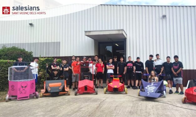 El alumnado de Ciclo Formativo de Grado Medio de Carrocería de Salesianos Sant Vicenç pone a prueba los Karts diseñados