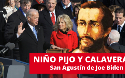 Niño pijo y calavera – San Agustín de Joe Biden