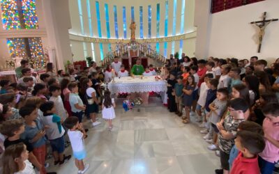 Missa familiar a Salesians Jerez-Lora Tamayo, experiència intensa amb Jesús