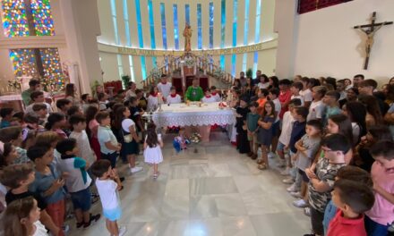 Misa familiar en Salesianos Jerez-Lora Tamayo, experiencia intensa con Jesús
