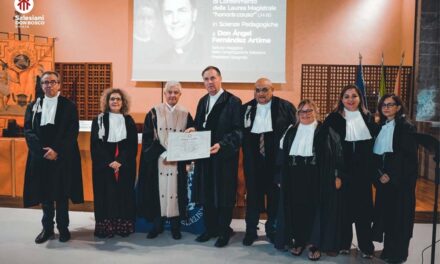 La Universidad de Palermo concede el título de Doctor Honoris Causa al Rector Mayor