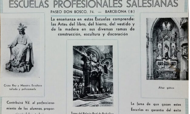 Foto con Historia: Publicidad Escuelas Profesionales en Sarriá