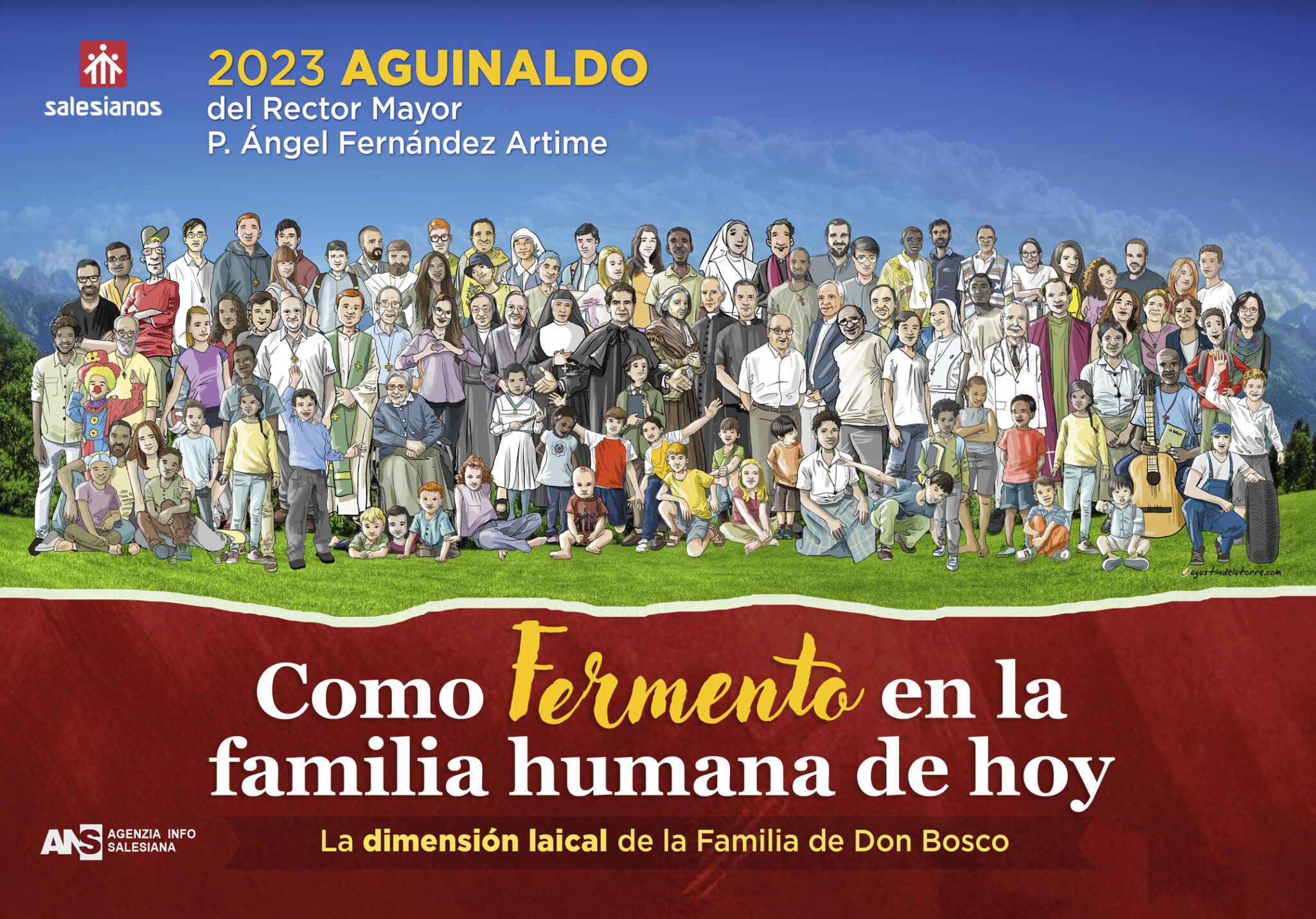 Presentada la imagen del Aguinaldo 2023 Salesianos España