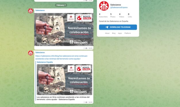 Els Salesians també a Telegram