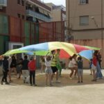 Un hervidero de niños y jóvenes trabajan los valores en la gran fiesta de los esplais salesianos en Cataluña