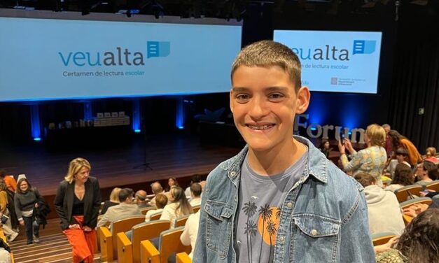Guillem Bosque, alumne de Salesians Sabadell guanyador al XIX Certamen de Lectura en Veu Alta