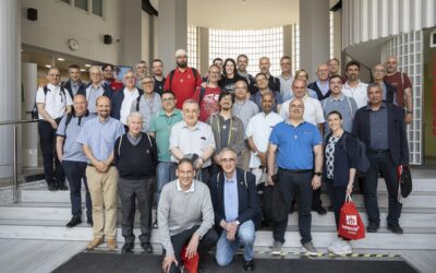 Una representación de la Inspectoría de Italia central visita la escuela Salesianos Sarrià