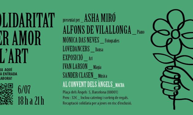 La Fundació Magone – Salesians Social te anima a participar en el evento “Solidaridad por amor al arte”