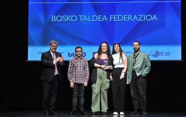 La Federación de Centros Juveniles Bosko Taldea, premio a la solidaridad