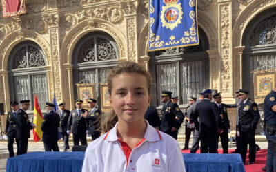 Salesianos Triana participa en el reconocimiento de la ciudad de Sevilla a la Policía Nacional