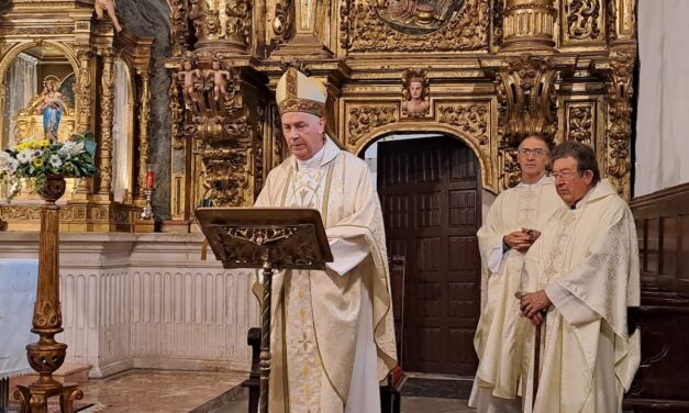 El Rector Mayor celebra, ya como Cardenal, una misa en su pueblo natal