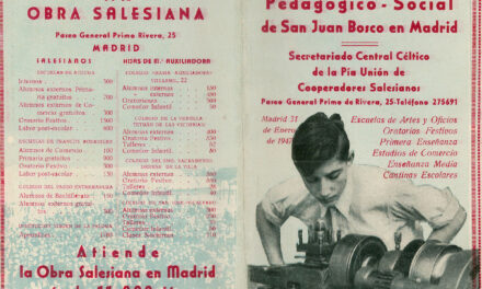 Foto con Historia: Antigua publicidad salesiana de Madrid