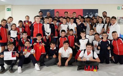 La ‘concentración’ de la selección española sub-21 de fútbol con los Salesianos