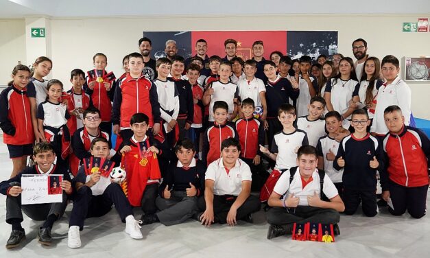 La ‘concentración’ de la selección española sub-21 de fútbol con los Salesianos