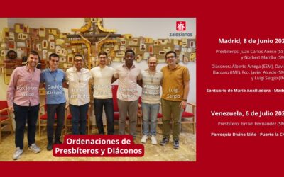 Madrid serà testimoni de les ordenacions sacerdotals i diaconals de Salesians Espanya