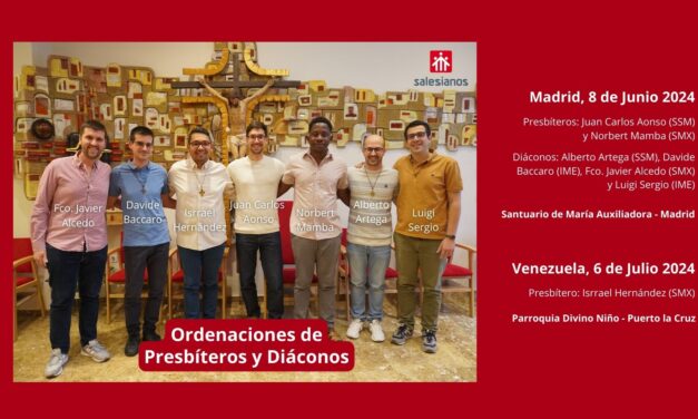 Madrid será testigo de las ordenaciones sacerdotales y diaconales de Salesianos España