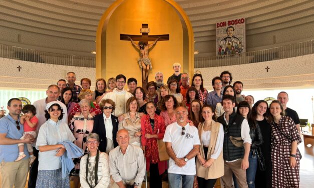 Juanky Aonso: primera misa en casa