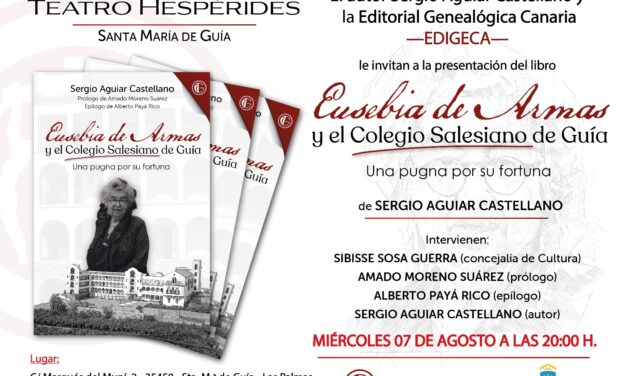 Presentación de la biografía de Eusebia de Armas Almeida, fundadora del Colegio Salesiano de Guía