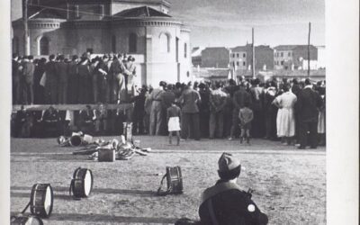 Foto con Historia: En el patio de Salesianos Estrecho