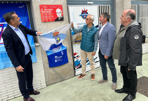 Pabellón en honor al salesiano D. Gonzalo Bernardo en Salesianos Ourense