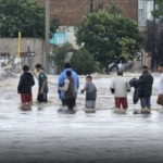 Bahía Blanca, en Argentina, bajo el agua